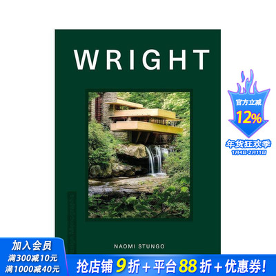 【预售】【设计专着】弗兰克·劳埃德·赖特 【Design Monograph】Wright  原版英文建筑设计 正版进口书