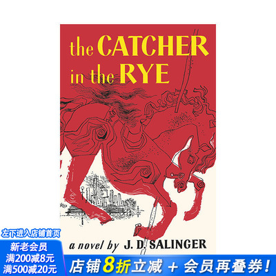 【预售】英文原版 麦田里的守望者 The Catcher in the Rye 英文小说 正版进口书籍 善优图书