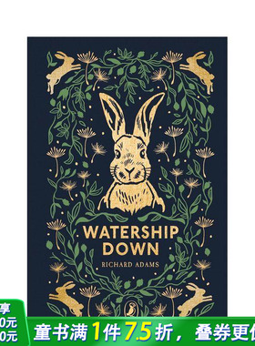 【预售】【海雀布纹经典儿童文学】沃特希普荒原 Watership Down 英文小说文学故事 英语拓展阅读进口书