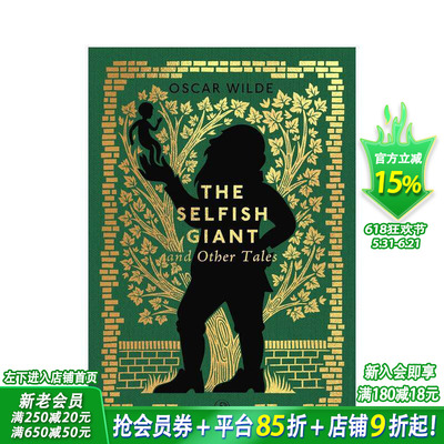 【预售】【小海雀布纹经典】自私的人及其他故事 The Selfish Giant and Other Tales 英文儿童故事 英语拓展阅读进口书