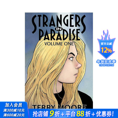 【预售】天堂里的陌生人第一卷 Strangers In Paradise Volume One 原版英文漫画书 正版进口书