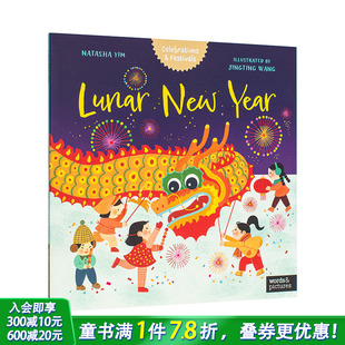Lunar New Year 英文儿童绘本 农历新年 原版 插画图画故事科普书 预售