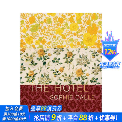 【预售】苏菲·卡尔：酒店 Sophie Calle: The Hotel 原版英文艺术画册画集 正版进口书
