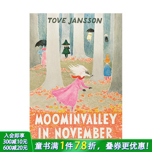 进口原版 善优图书 11月 November Moominvalley 英文原版 姆明谷 书籍 英文儿童绘本 预售