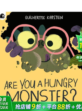 【现货】你是饥饿的怪物吗? 【Your Scary Monster Friend】Are You a Hungry Monster? 英文儿童插画故事绘本 进口童书