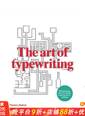 【现货】[T&H]英文原版 打字的艺术 The Art of Typewriting 英文工业产品设计 正版进口书籍画册 善优图书