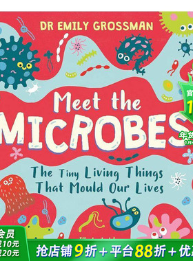 【现货】英文原版 认识微生物：改变我们生活的微小生物 Meet the Microbes! 英语科普儿童绘本 正版进口图书