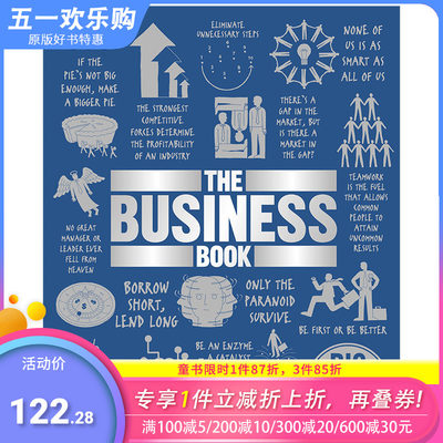 【现货】The Business Book 商业手册:伟大的想法简单的解释 DK出版英文原版