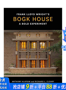 【预售】弗兰克·劳埃德·赖特的博格克住宅 Frank Lloyd Wright's Bogk House 原版英文建筑设计 建筑大师 正版进口书