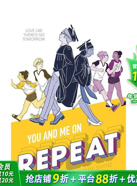 【预售】重复的你和我 You and Me on Repeat 青春浪漫喜剧漫画图像小说 英文小说故事 英语拓展阅读进口书