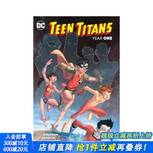 2024 进口书 正版 One 预售 少年泰坦第一年 Teen 年版 英文漫画书 Titans 原版 Year