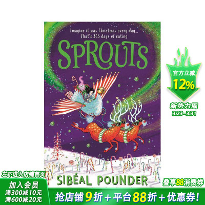 【预售】萌芽 Sprouts 英文小说故事 英语拓展阅读进口书 奇幻儿童文学