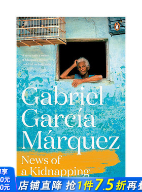 【预售】【马尔克斯逝世100周年纪念】一起连环绑架案的新闻 News of a Kidnapping 原版英文文学小说 正版进口图书