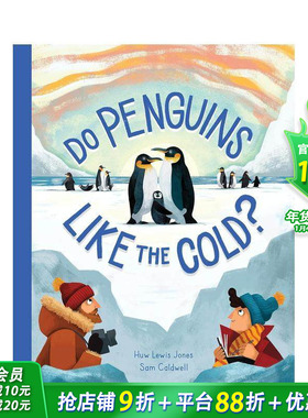 【预售】英文原版 企鹅喜欢寒冷吗？ Do Penguins Like the Cold? 精装 动物科普 儿童英语艺术插画绘本 善优童书