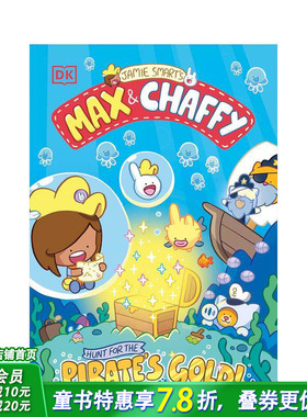 【预售】【麦克斯与查菲】4 寻找海盗的金子 【Max and Chaffy】 Hunt for the Pirate's Gold 英文儿童漫画故事 英语拓展进口书
