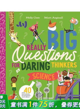 【现货】勇敢思考者的大问题：科学 Really Big Questions for Daring Thinkers: Science 英文儿童插画科普绘本 进口童书