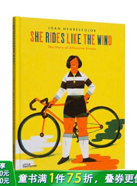 【现货】She Rides Like the Wind单车环意女车手Alfonsina Strada【善优童书】