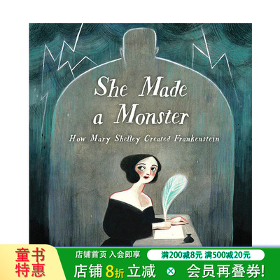 【现货】她造了一个怪物She Made a Monster 插画家Felicita Sala英文绘本【善优童书】
