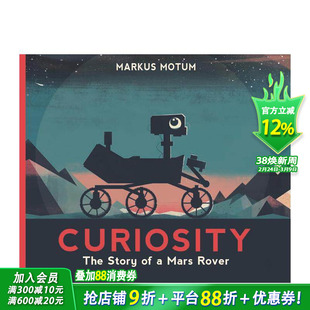 【预售】火星探测器的故事 Curiosity: The Story of a Mars Rover 英文儿童初级章节桥梁故事书 进口童书