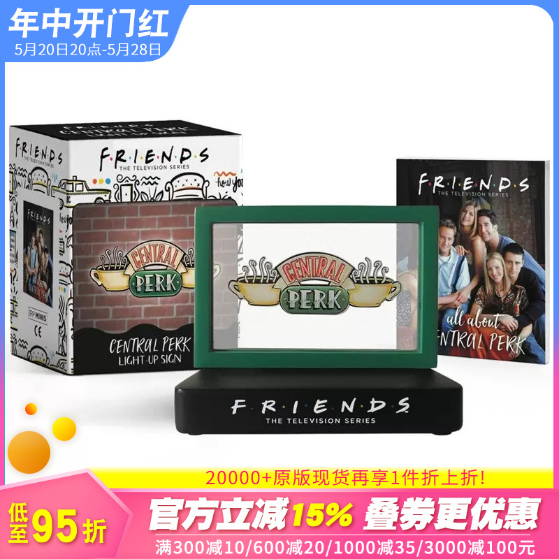 【现货】老友记 中央公园咖啡馆照明摆件 Friends:Central Perk Light-Up Sign RP Minis 英文原版 影视剧周边 送礼收藏摆饰礼物 书籍/杂志/报纸 生活类原版书 原图主图