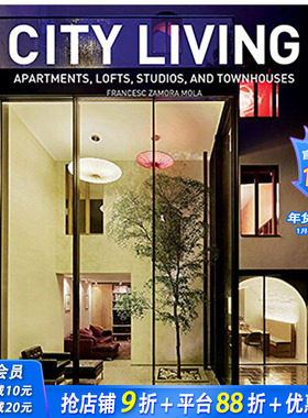 【现货】City Living: Apartments、Lofts、Studios、and Townhouses，城市住宅：工作室和连体别墅 建筑设计