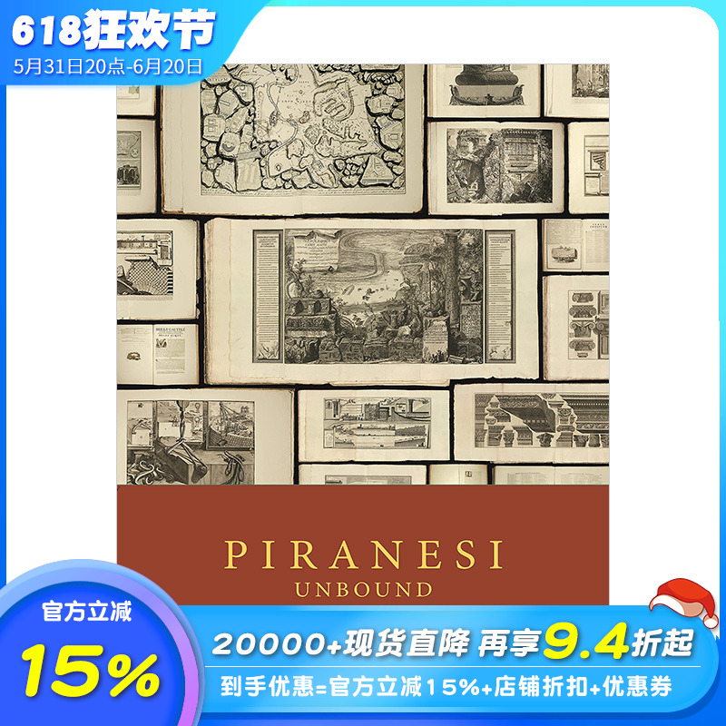 【预售】Piranesi Unbound皮拉内西作品集英文原版进口艺术画册
