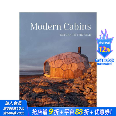 【预售】现代山居小屋 Modern Cabins 原版英文建筑设计 正版进口书