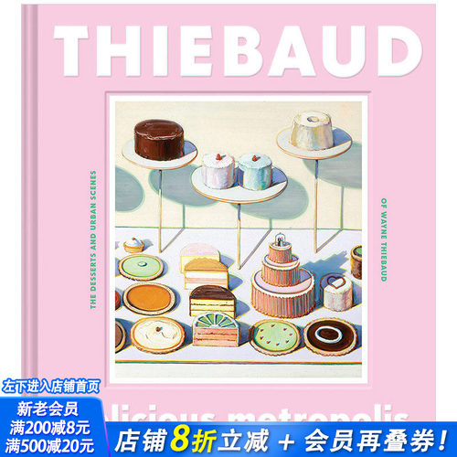 【现货】Delicious Metropolis 韦恩蒂博德Wayne Thiebaud的甜点和城市