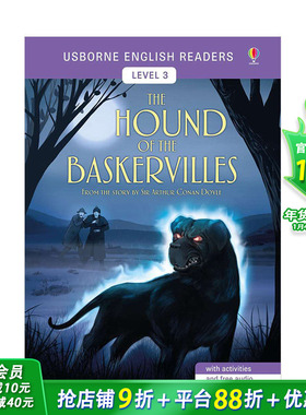 【预售】【LV3】巴斯克维尔的猎犬The Hound Of The Baskervilles柯南道尔【善优童书】