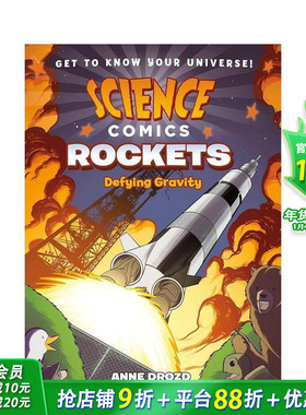 【预售】火箭：挑战重力 【Science Comics】Rockets: Defying Gravity 英文儿童漫画 英语拓展故事阅读绘本 进口童书