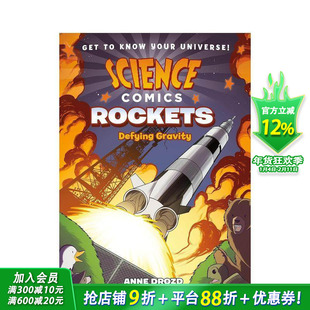 【预售】火箭：挑战重力 【Science Comics】Rockets: Defying Gravity 英文儿童漫画 英语拓展故事阅读绘本 进口童书