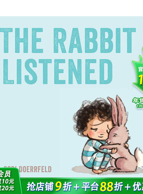 【现货】The Rabbit Listened兔子听了 关于同情心和善良 精装英文原版儿童绘本 Carson Ellis【善优童书】