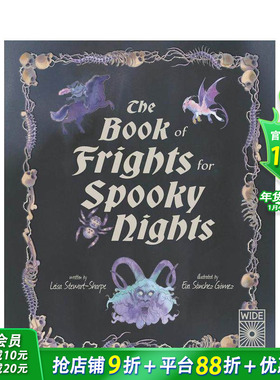 【预售】惊魂夜之书：暗夜恐怖档案 The Book of Frights for Spooky Nights 英文儿童插画故事绘本 进口童书 插画笔记