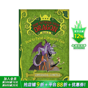 【预售】驯龙高手：如何扭转龙尾 How to Train Your Dragon: How to Twist a Dragon's Tale 英文小说故事 英语拓展阅读进口书