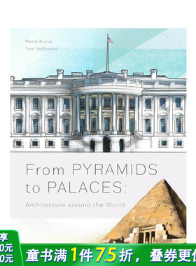 【现货】从金字塔到宫殿：世界建筑图集 From Pyramids to Palaces: Architecture around the World英文儿童绘本书 人文历史科普