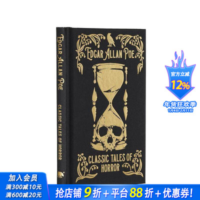 【预售】埃德加·爱伦·坡经典恐怖故事集【Arcturus Ornate Classics】Edgar Allan Poe's Classic Tales英文文学小说正版进口书