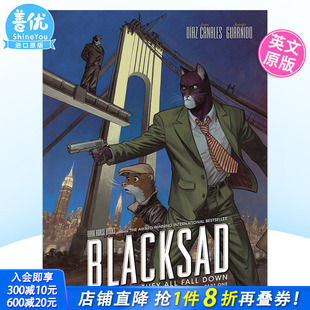 正版 英文漫画 They Blacksad Fall One 进口书籍Image Part 黑猫侦探：大厦全倾 Down 善优图书 Comics All 现货
