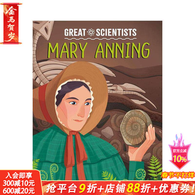 【现货】伟大科学家：玛丽?安宁 Great Scientists: Mary Anning 英文儿童插画故事绘本 进口童书