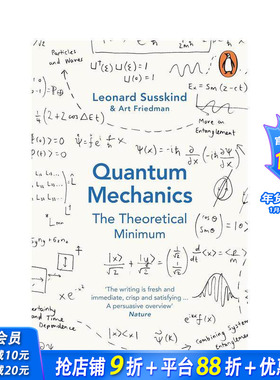 【预售】【简易理论】量子力学 【The Theoretical Minimum】Quantum Mechanics 原版英文社会科学 正版进口书