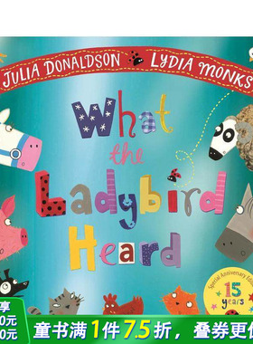 【现货】小瓢虫听到了什么（15周年版） What the Ladybird Heard 15th Anniversary Edition 英文儿童插画故事绘本 进口童书