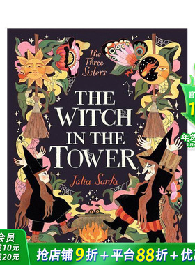 【现货】【西班牙插画师Júlia Sardà】塔楼里的女巫 【The Three Sisters】The Witch in the Tower 英文儿童绘本