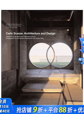 【现货】卡洛·斯卡帕作品全集:建筑与设计 Carlo Scarpa: Architecture and Design Rizzoli 建筑大师 英文原版进口建筑设计