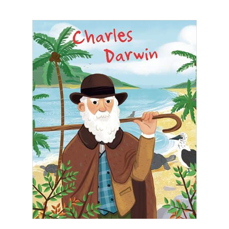 【现货】Charles Darwin（Genius）天才查尔斯·达尔文英文原版儿童艺术启蒙书籍【善优童书】
