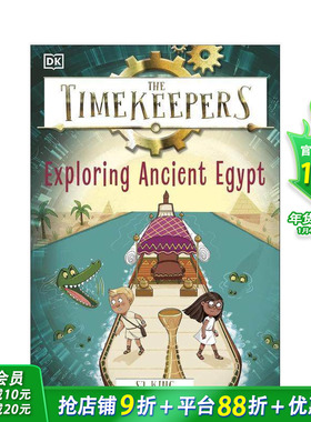 【预售】【时间记录者】探秘古埃及 【The Timekeepers】英文儿童章节桥梁冒险故事书 英语拓展进口书