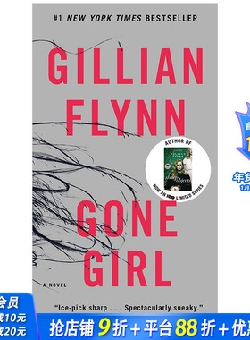 【现货】Gone Girl 消失的爱人 同名电影原著小说 Gillian Flynn 英文原版