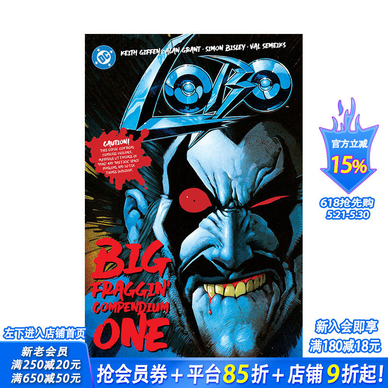 【预售】罗波1 大碎片汇编 Lobo 1: Big Fraggin Compendium 原版英文漫画书 正版进口书