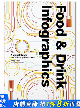 【现货】Food & Drink Infographics 食物饮料信息图：烹饪乐趣的视觉指南