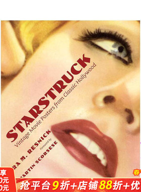 【预售】星光璀璨：经典好莱坞时代电影海报珍藏集 Starstruck 原版英文生活 正版进口书