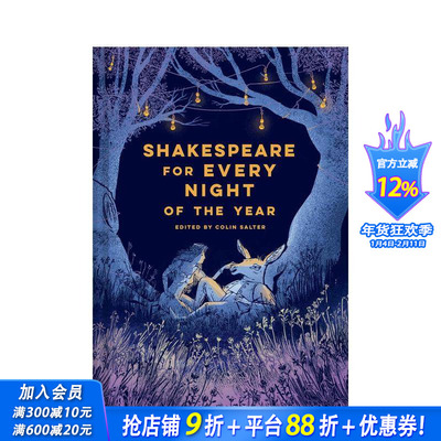 【预售】莎士比亚选集 【Batsford Poetry Anthologies】Shakespeare for Every Night of the Year 原版英文诗歌 正版进口书