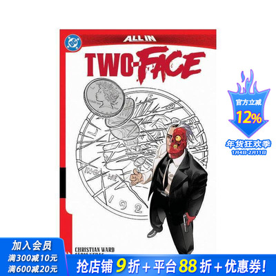 【预售】双面人：审判分离 Two-Face: Trial Separation 原版英文漫画书 正版进口书